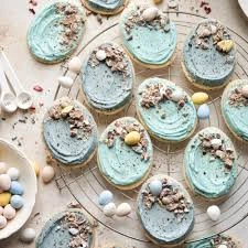 Easter Cookout Menu 9 Pastel Frosted Cookies