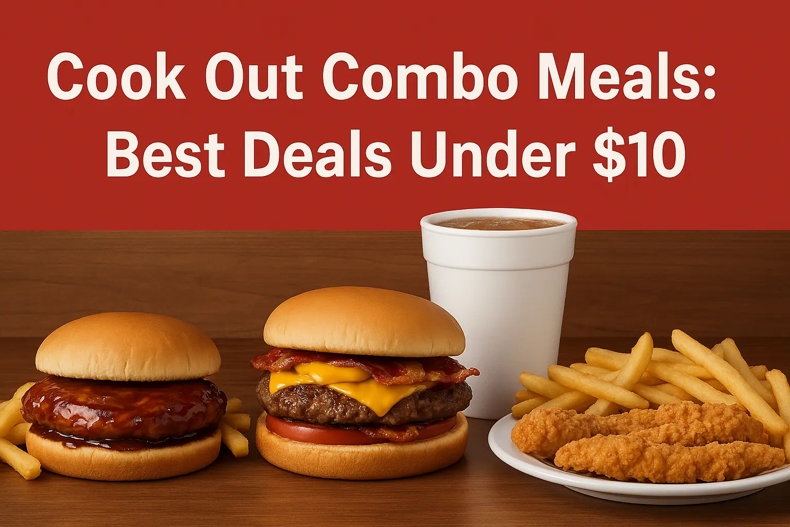 Cook Out Combo Meals: Best Deals Under $10 1 cookout combo meals under 10 dollar